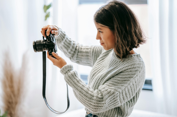 Marketing Your Home Professional real estate photographer preparing to shoot a home for Rob Johnstone's listings in Calgary, Alberta, Canada