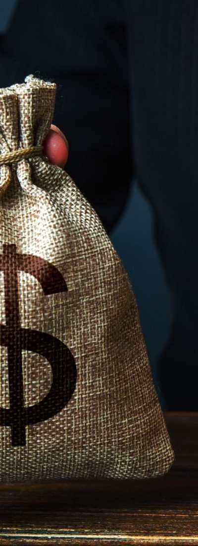 Money Bag Symbolizing Real Estate Investment in Calgary Money bag with a dollar sign, representing profitable real estate investments and financial opportunities in Calgary's housing market.